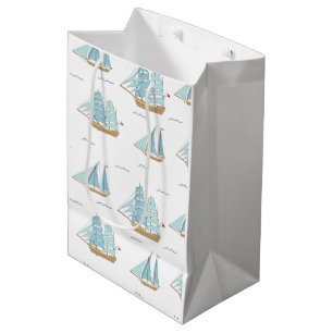 Bolsa De Regalo Mediana Yates de verano con velero
