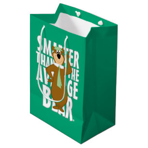 Bolsa De Regalo Mediana Yogi "Más Inteligente Que El Oso Medio"