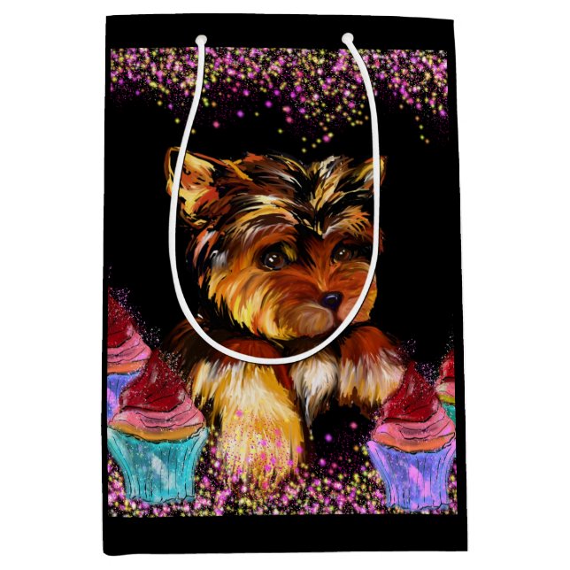 Bolsa De Regalo Mediana Yorkie Poo (Anverso)