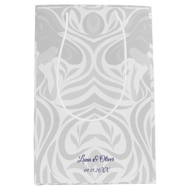 Bolsa De Regalo Mediana Yumeji Hirado Woman Art Paper Bag (Anverso)