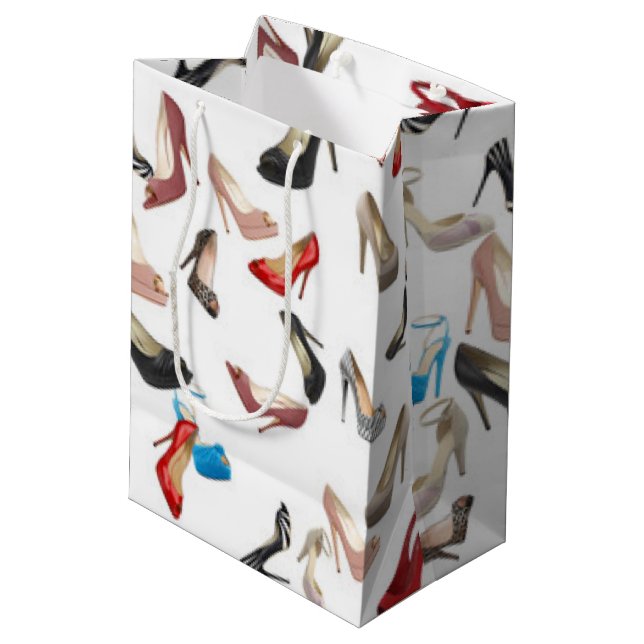 Bolsa De Regalo Mediana Zapatos de los tacones altos (Angulo reverso)