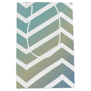 Bolsa De Regalo Mediana zig zag patrón Papel de ajuste