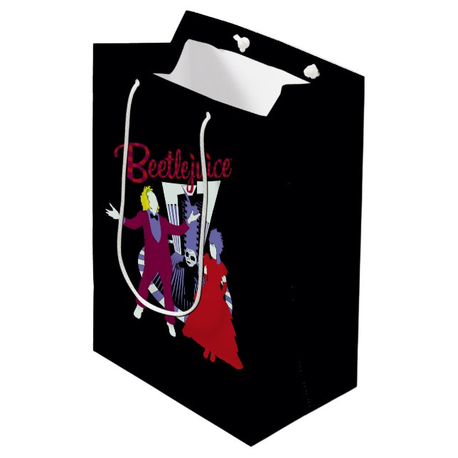 Bolsa De Regalo Mediana Zumo de remolacha | Beetlejuice & Lydia Boda (Angulo Anverso)