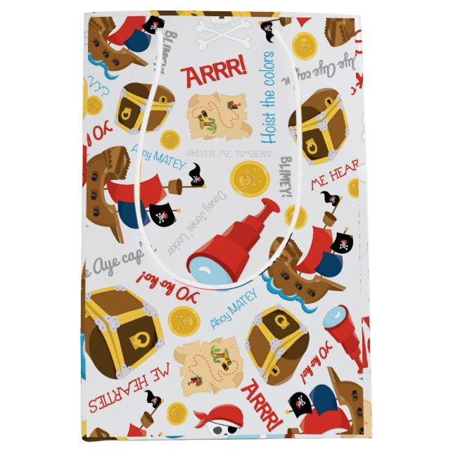 Bolsa de Regalo Mediano del Fiesta de la Isla del  (Anverso)