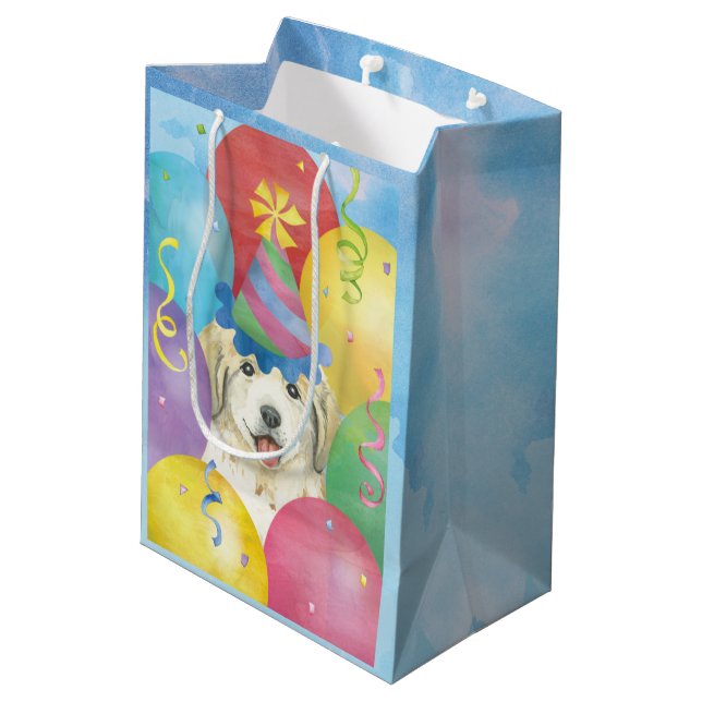 Bolsa de Regalo Medio de los Grandes Globos de Cum (Angulo reverso)