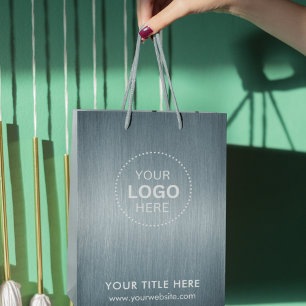 Bolsa de regalo moderna para empresas minimalistas