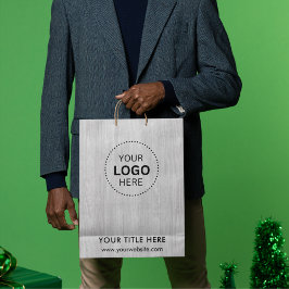 Bolsa de regalo moderna para empresas minimalistas