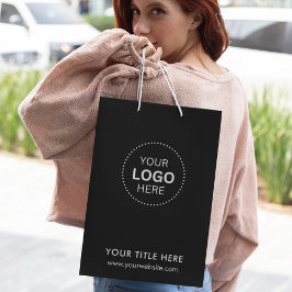 Bolsa de regalo moderna para empresas minimalistas