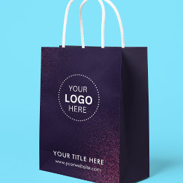 Bolsa de regalo moderna para empresas minimalistas