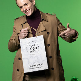 Bolsa de regalo moderna para empresas minimalistas