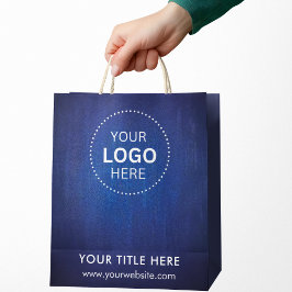 Bolsa de regalo moderna para empresas minimalistas