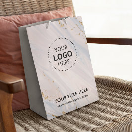 Bolsa de regalo moderna para empresas minimalistas