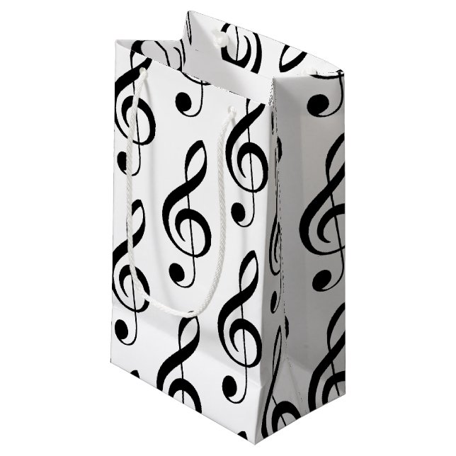 Bolsa de regalo musical de Treble Clef (Angulo Anverso)