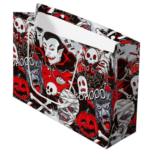 Bolsa de regalo nocturno de vampiros - grande, bri (Angulo Anverso)