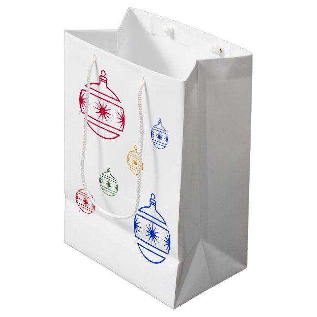 Bolsa de regalo - Ornamentos de Navidad (Angulo Anverso)