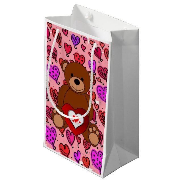Bolsa de regalo Oso de San Valentín de Teddy (Angulo Anverso)
