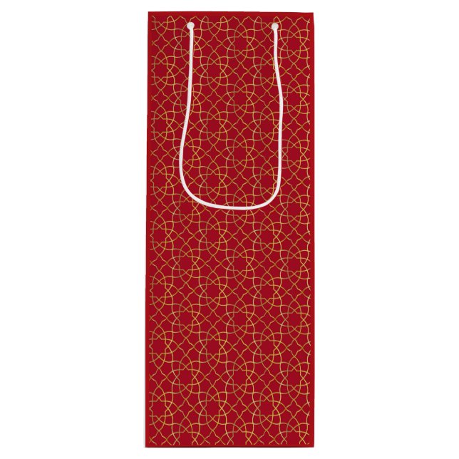 Bolsa de regalo para árabes de oro y rojo (Anverso)