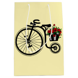 Bolsa de regalo para bicicletas con flores - Perso