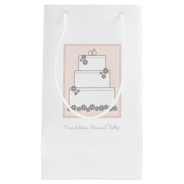 Bolsa de regalo para Bodas de Rubor Blooms (Anverso)