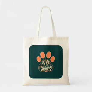 Bolsa de regalo para dueños de mascotas con tipogr