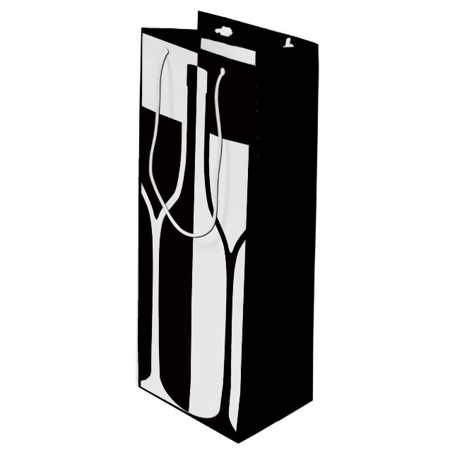 Bolsa de regalo para el diseño de botellas de vidr (Angulo Anverso)