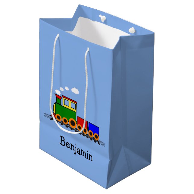 Bolsa de regalo para el diseño del tren pequeño (Angulo Anverso)