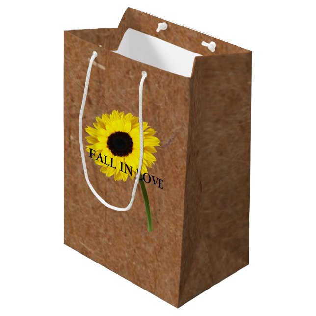 Bolsa de regalo para el Fiesta de girasol de la no (Angulo Anverso)