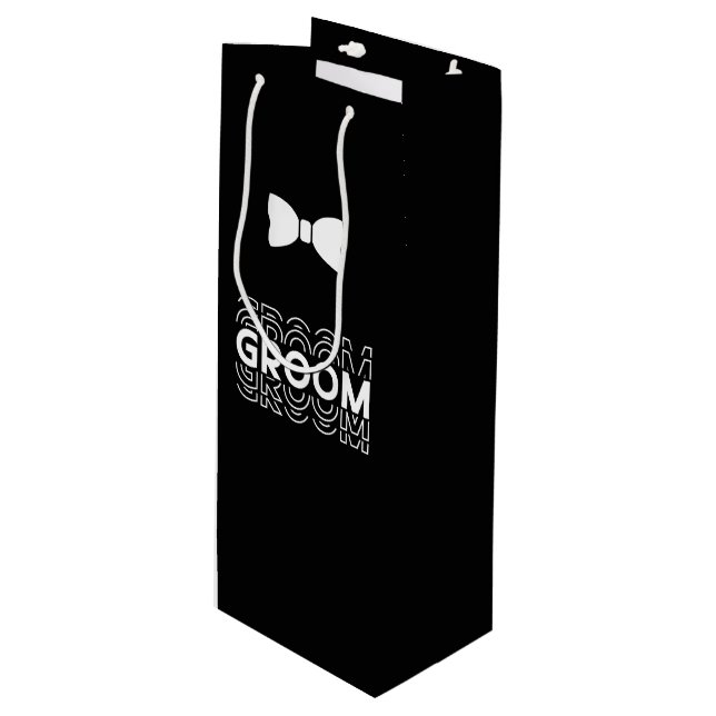 Bolsa de regalo para el novio en la boda (Angulo Anverso)
