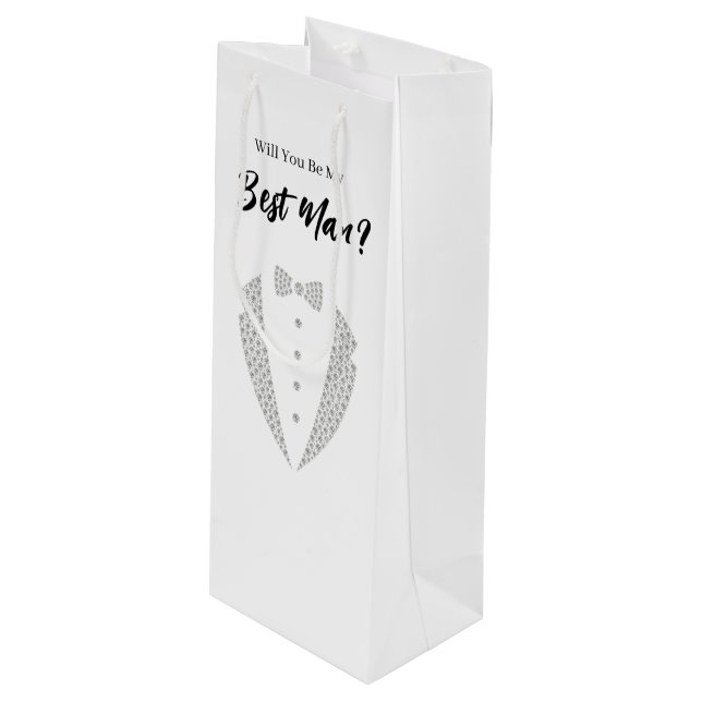 Bolsa de regalo para el padrino de boda (Angulo Anverso)