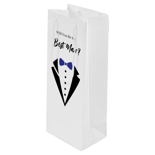 Bolsa de regalo para el padrino de boda (Angulo Anverso)