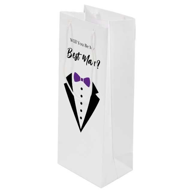 Bolsa de regalo para el padrino de la boda (Angulo Anverso)