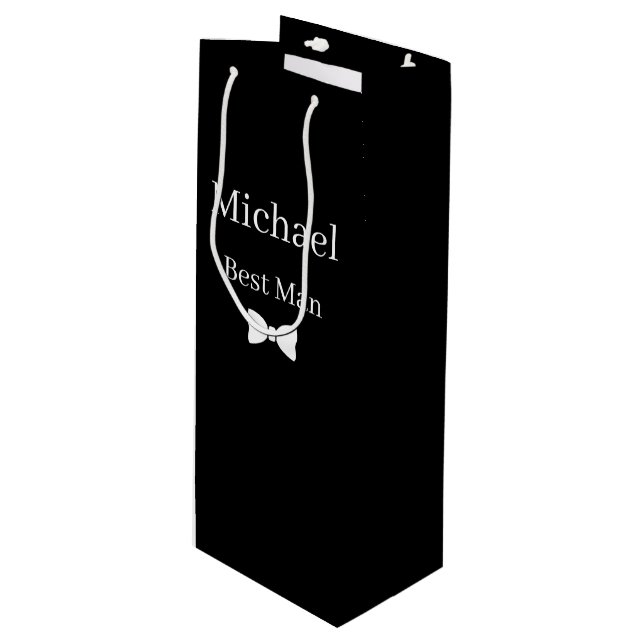 Bolsa de regalo para el padrino de la boda (Angulo Anverso)