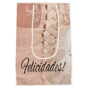 Bolsa de regalo para felicitaciones de Bodas españ