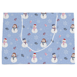 Bolsa de regalo para hombres de nieve