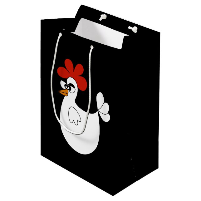 Bolsa de regalo para la granja de pollo de pasto (Angulo Anverso)