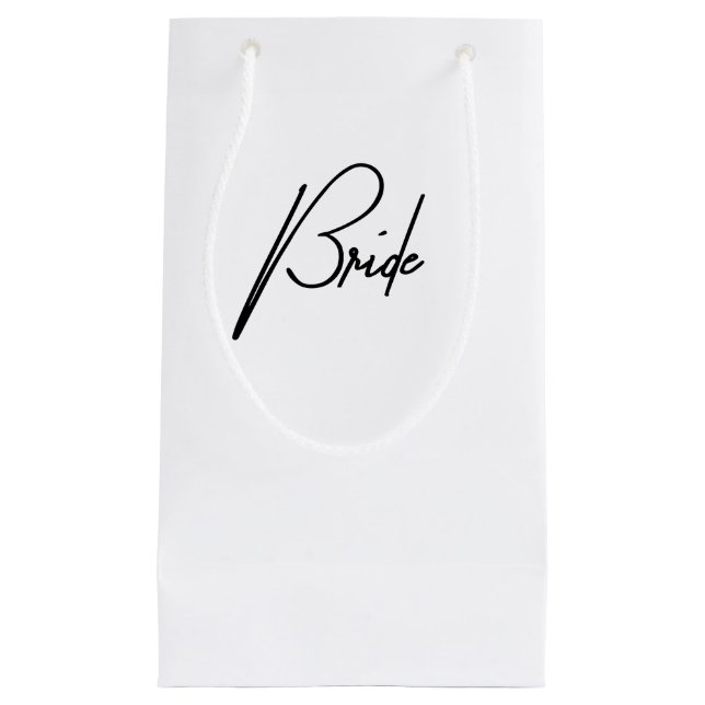 Bolsa de regalo para la novia – Favor de despedida (Anverso)