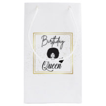 Bolsa de regalo para la reina de cumpleaños