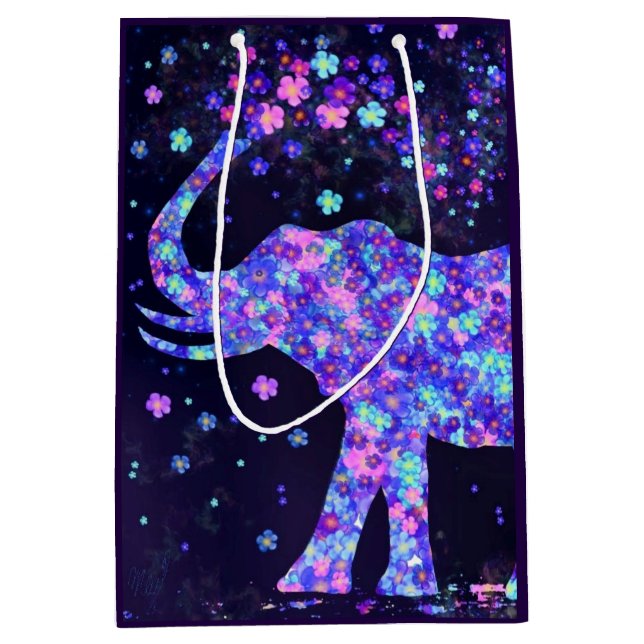 Bolsa de regalo para las flores del elefante (Anverso)