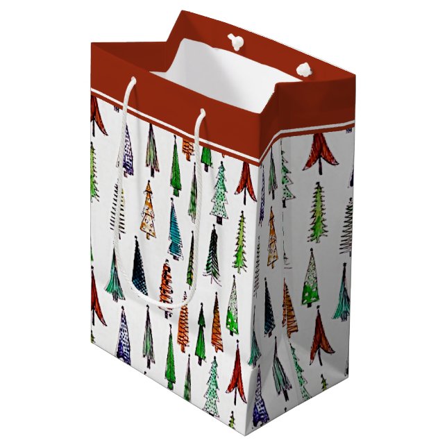 Bolsa de regalo para los árboles de Navidad (Angulo Anverso)