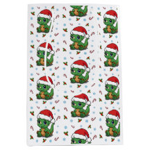 Bolsa de regalo para los Navidades de los dinosaur