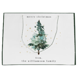 Bolsa de regalo para los Navidades de los pinos de