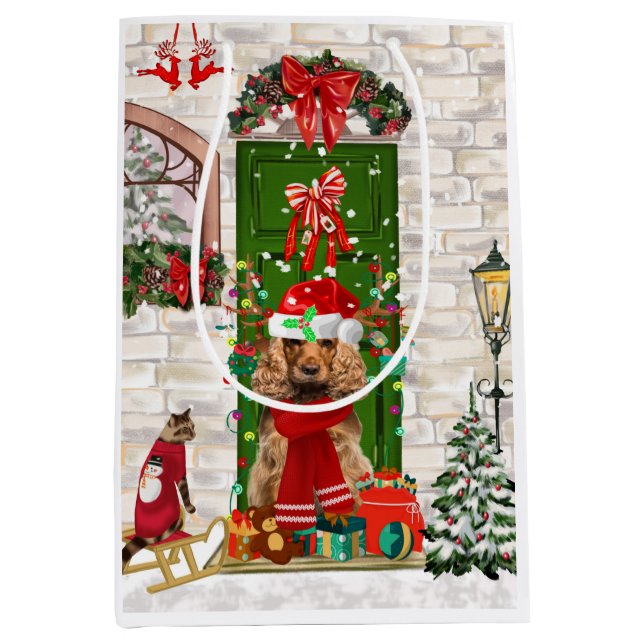 Bolsa de regalo para los Navidades de perro de Coc (Anverso)