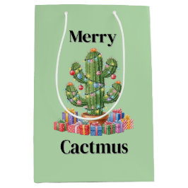 Bolsa de regalo para navidades - Cactmus para cere