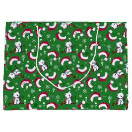 Bolsa de regalo para Navidades de KiniArt Westie