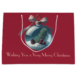 Bolsa de regalo para Navidades de ornamentos y vac
