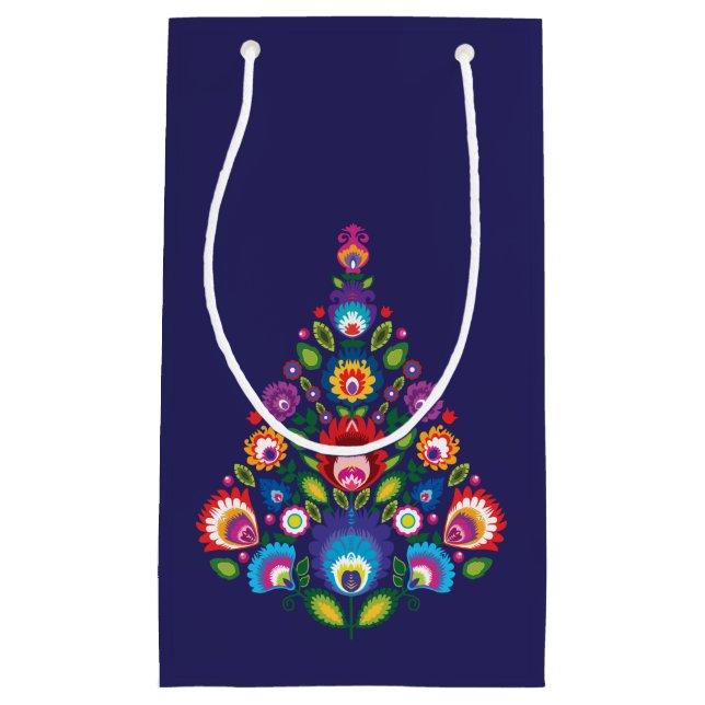 Bolsa de regalo para Navidades folclóricos pequeño (Anverso)