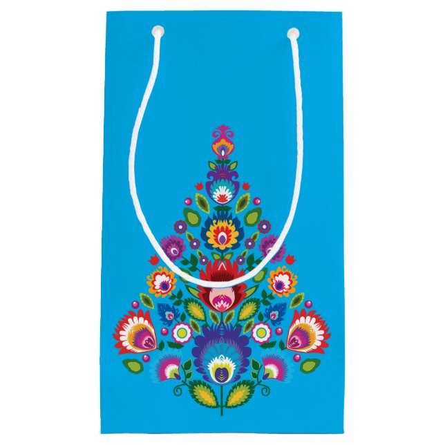 Bolsa de regalo para Navidades folclóricos pequeño (Anverso)