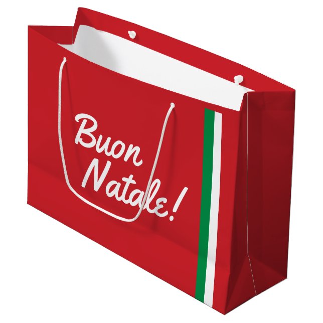 Bolsa de regalo para Navidades italianos (Angulo Anverso)