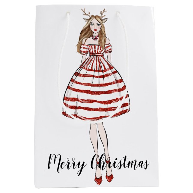 Bolsa de regalo para Navidades medianos (Anverso)