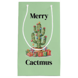 Bolsa de regalo para navidades pequeños - Cactmus